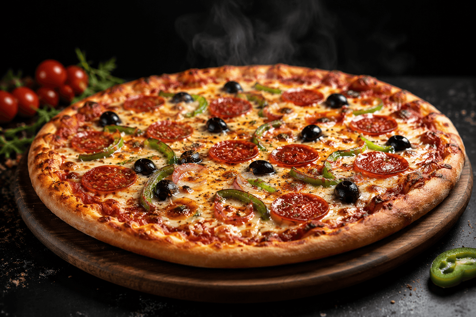 foto de la reina de la pizza